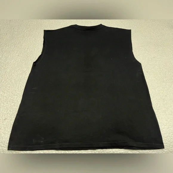 Vintage 90’s Deadstock Golds Gym Muscle Shirt Mens XL Black Sleeveless Totowa NJ - Picture 5 of 6